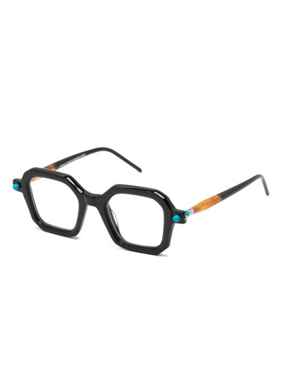 Kuboraum P9 square-frame glasses outlook