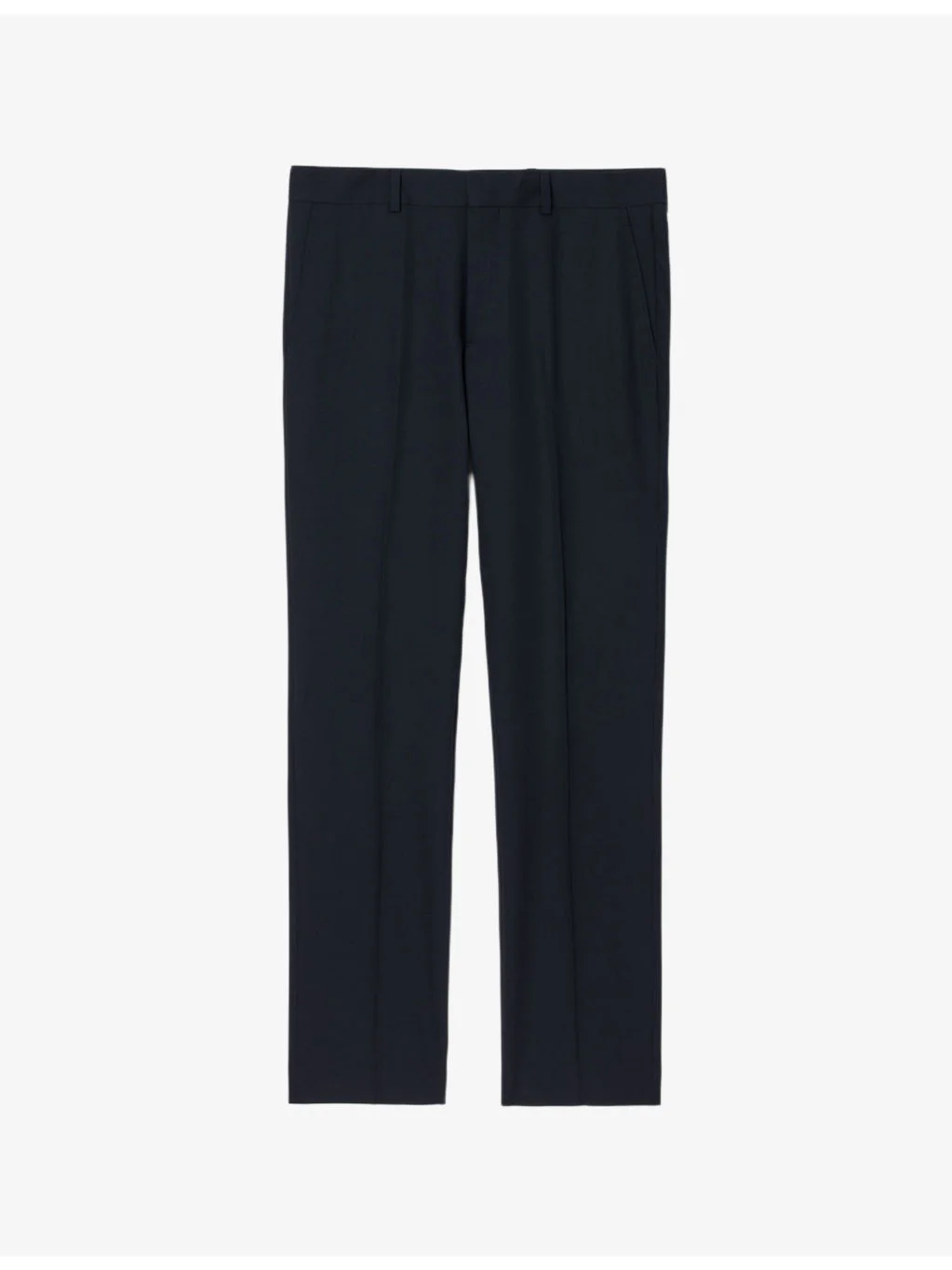 Wide-Leg Regular-Fit Wool Suit Trousers - 1