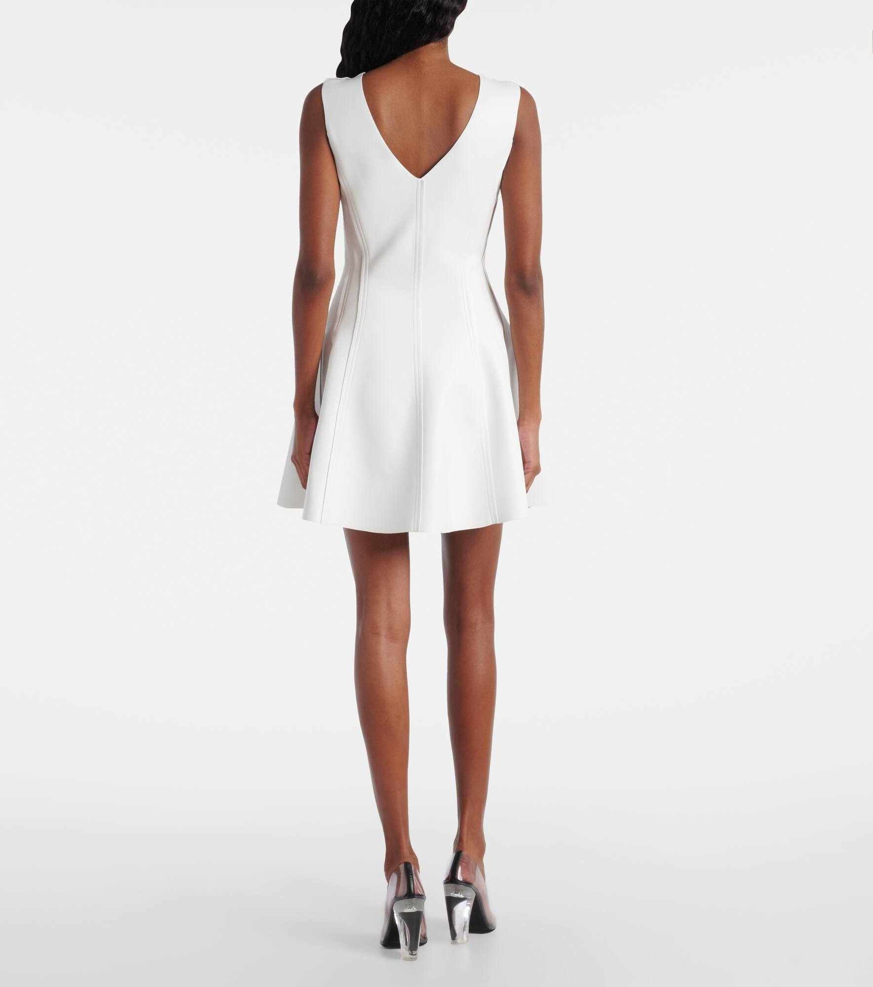 Grace faux leather minidress - 3