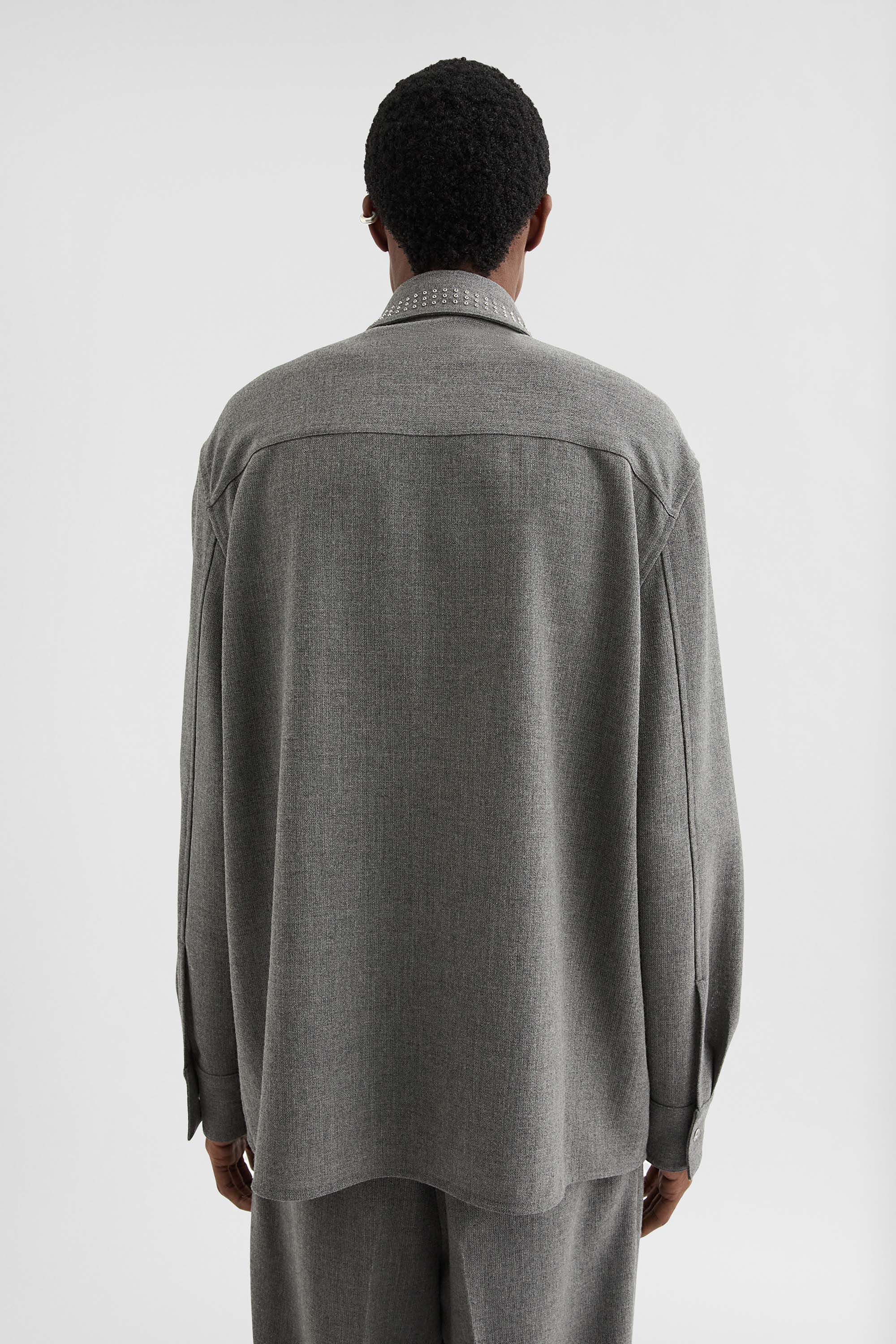 Wool Canvas Shirt - 3