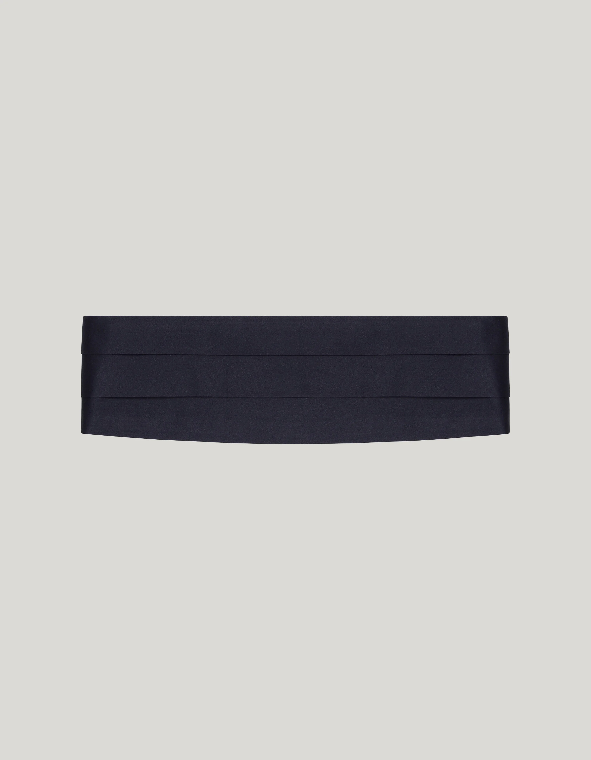 BLUE SILK CUMMERBAND - MEDIUM - 1