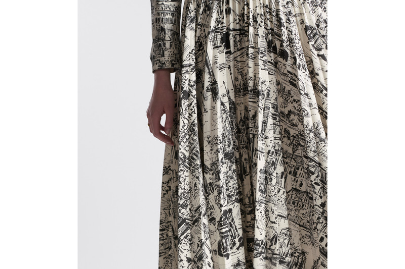 Dior Pleated Mid-Length Skirt outlook