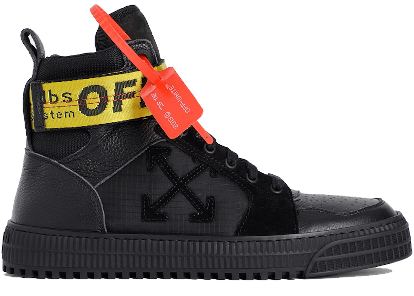 OFF-WHITE Industrial Hi Top Black - 1