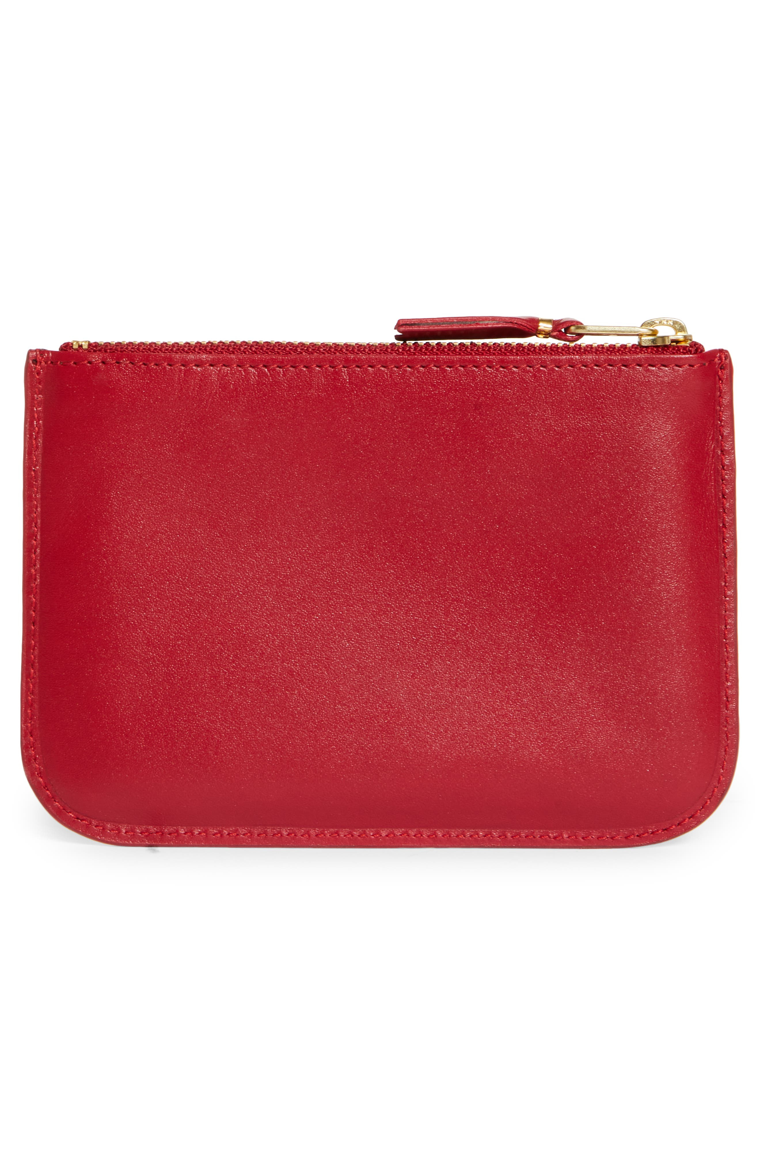 Outside Pocket Two-Compartment Leather Wallet - 4