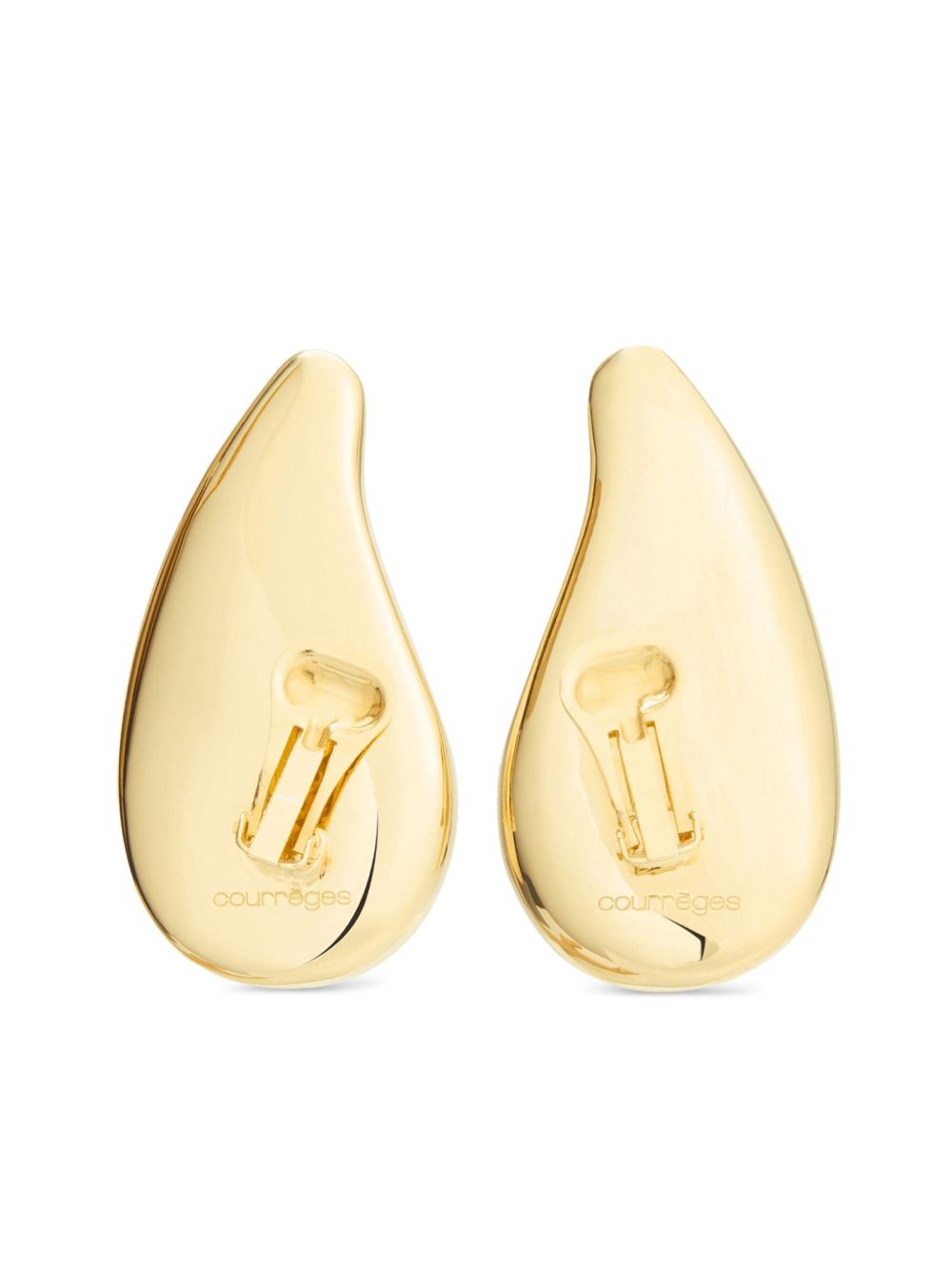 Drop clip-on earrings - 3