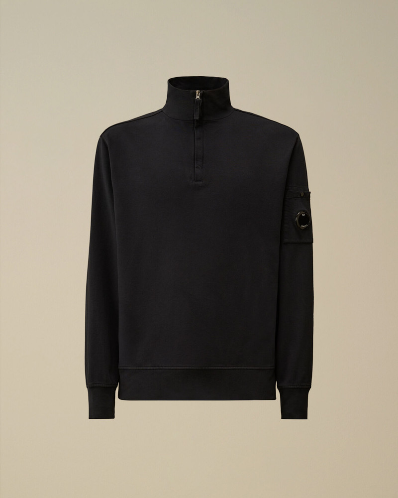 Light Fleece Half Zip Lens Sweatshirt 1