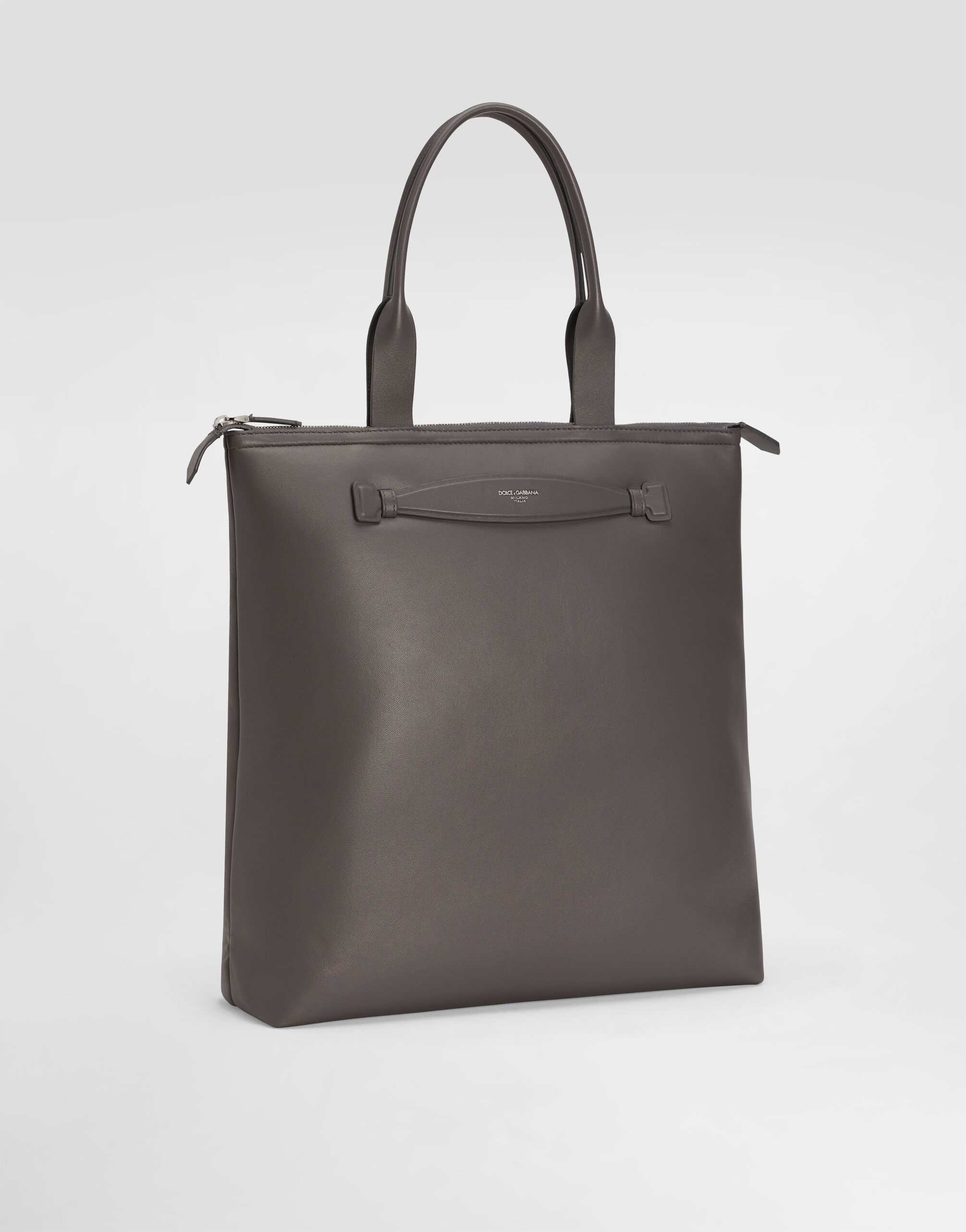 Calfskin nappa leather shopper - 3