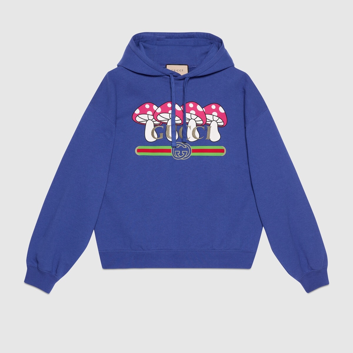 Cotton jersey hooded sweatshirt - 1