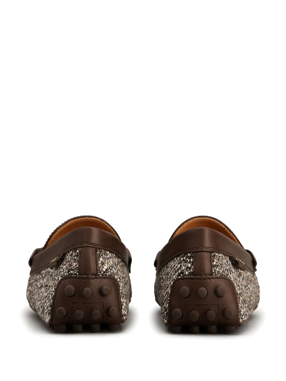 tweed loafers - 3