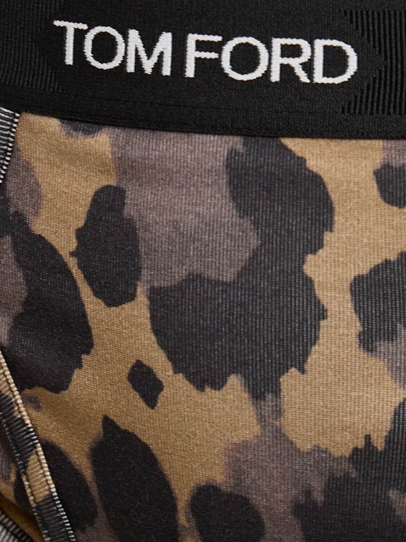 Printed stretch jersey briefs - 3