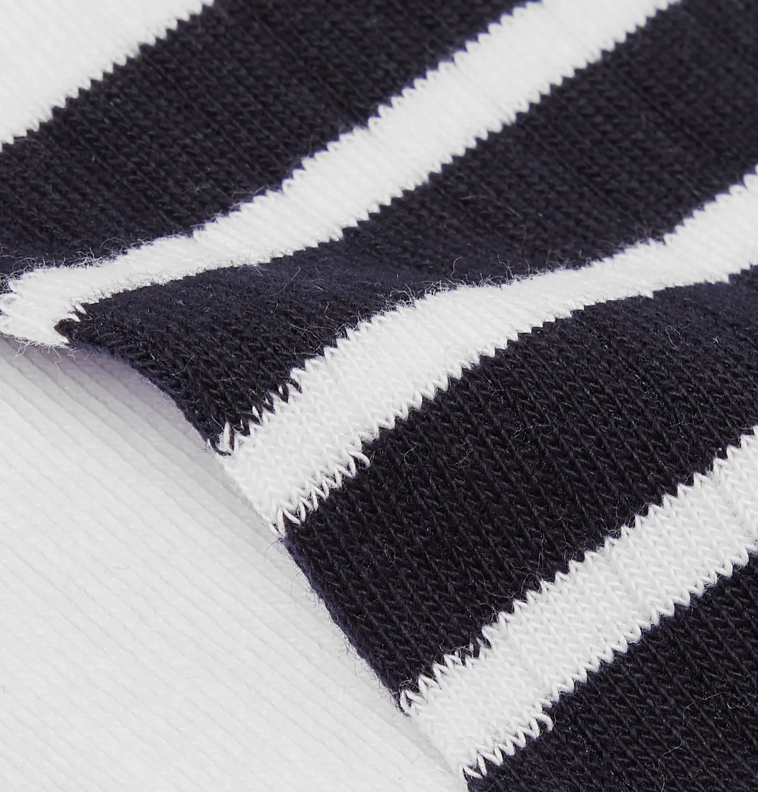 Striped Cotton Over-The-Calf Socks - 2