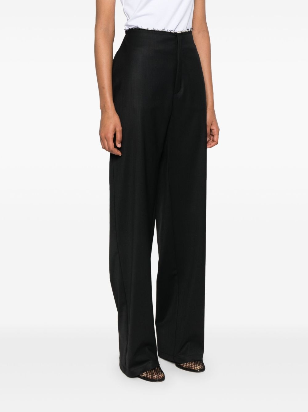raw-cut trousers - 3