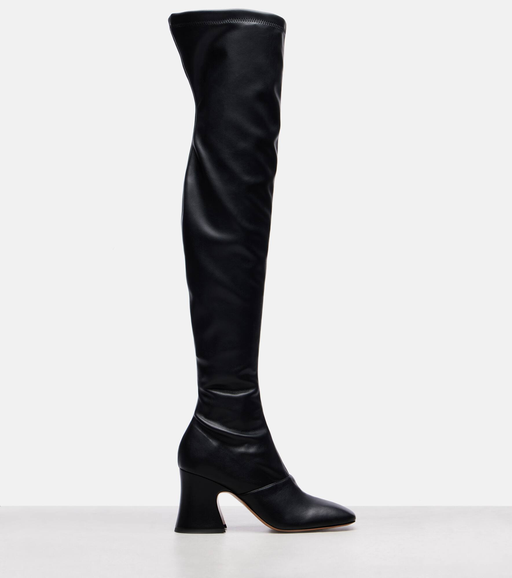 Janis 80 faux leather over-the-knee boots - 4