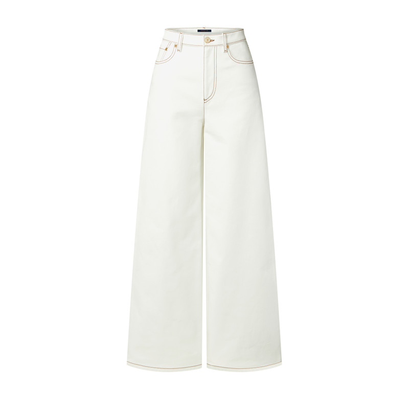 Contrast Stitch Utility Jeans 1