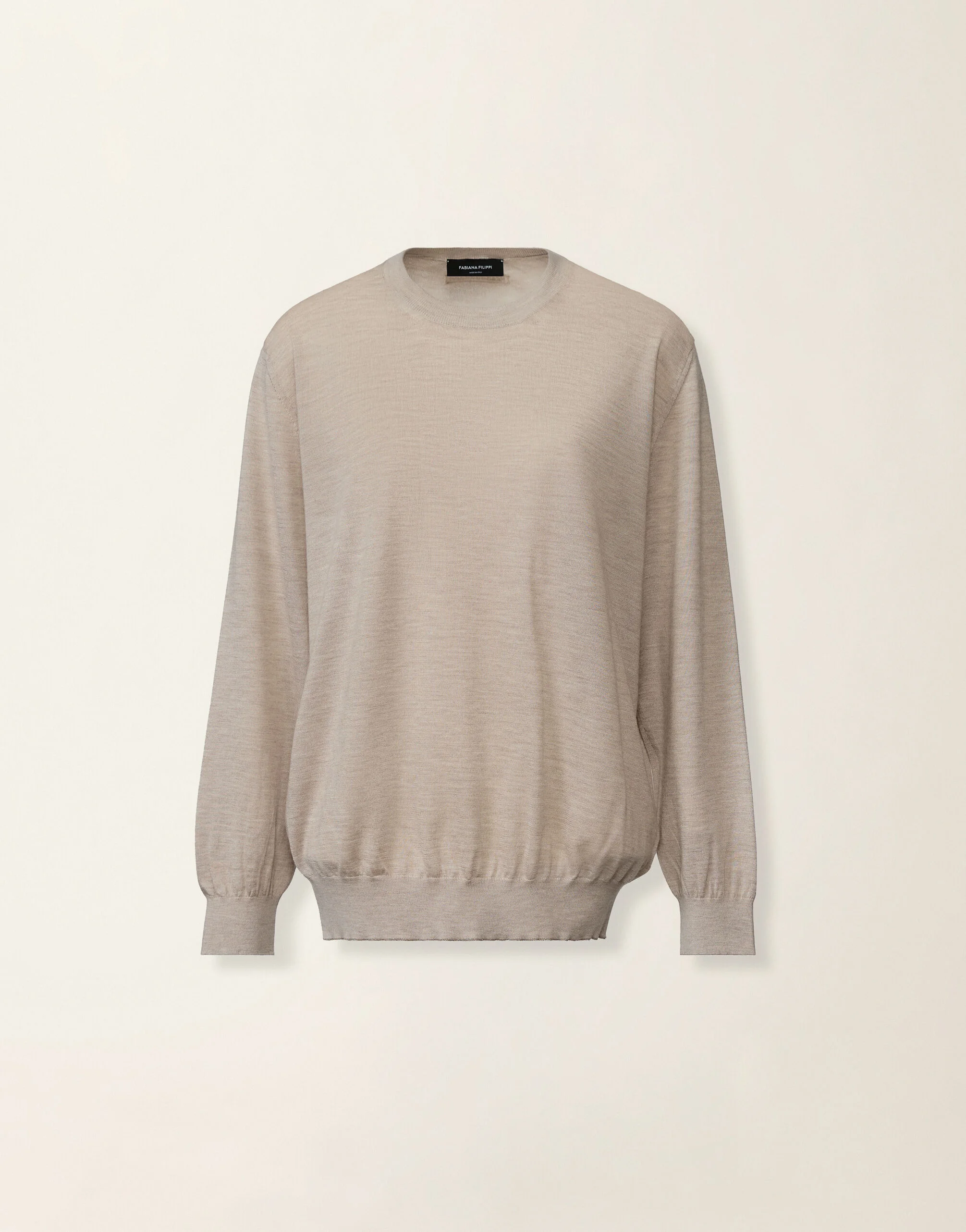 Cashmere and silk sweater - 1