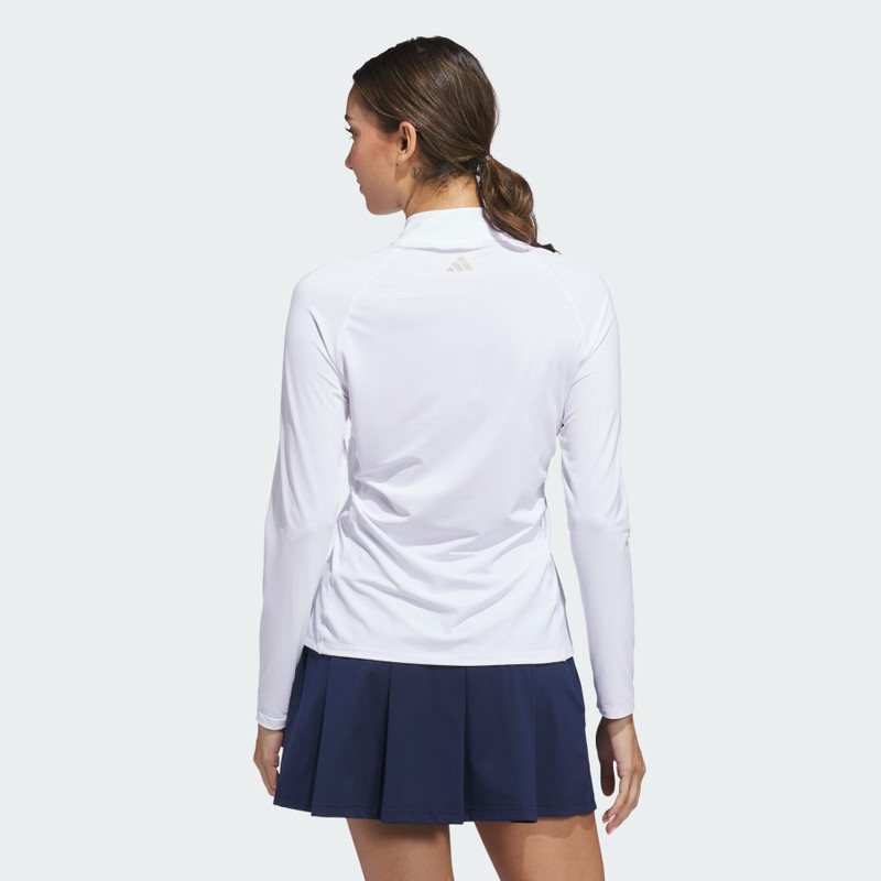 Ultimate365 Solid Quarter-Zip Mock Polo Shirt 3