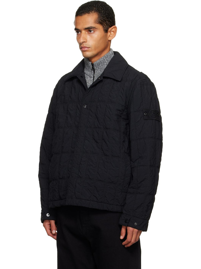 Stone Island Black 4100099 Nylon Smerigliato Jacket outlook