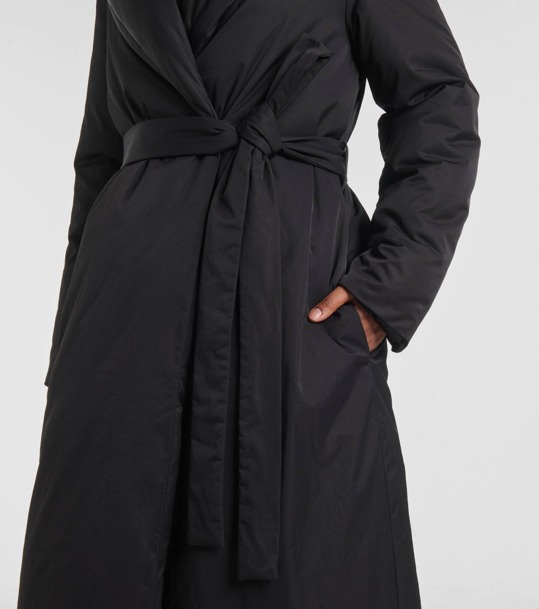 Belted puffer coat - 5