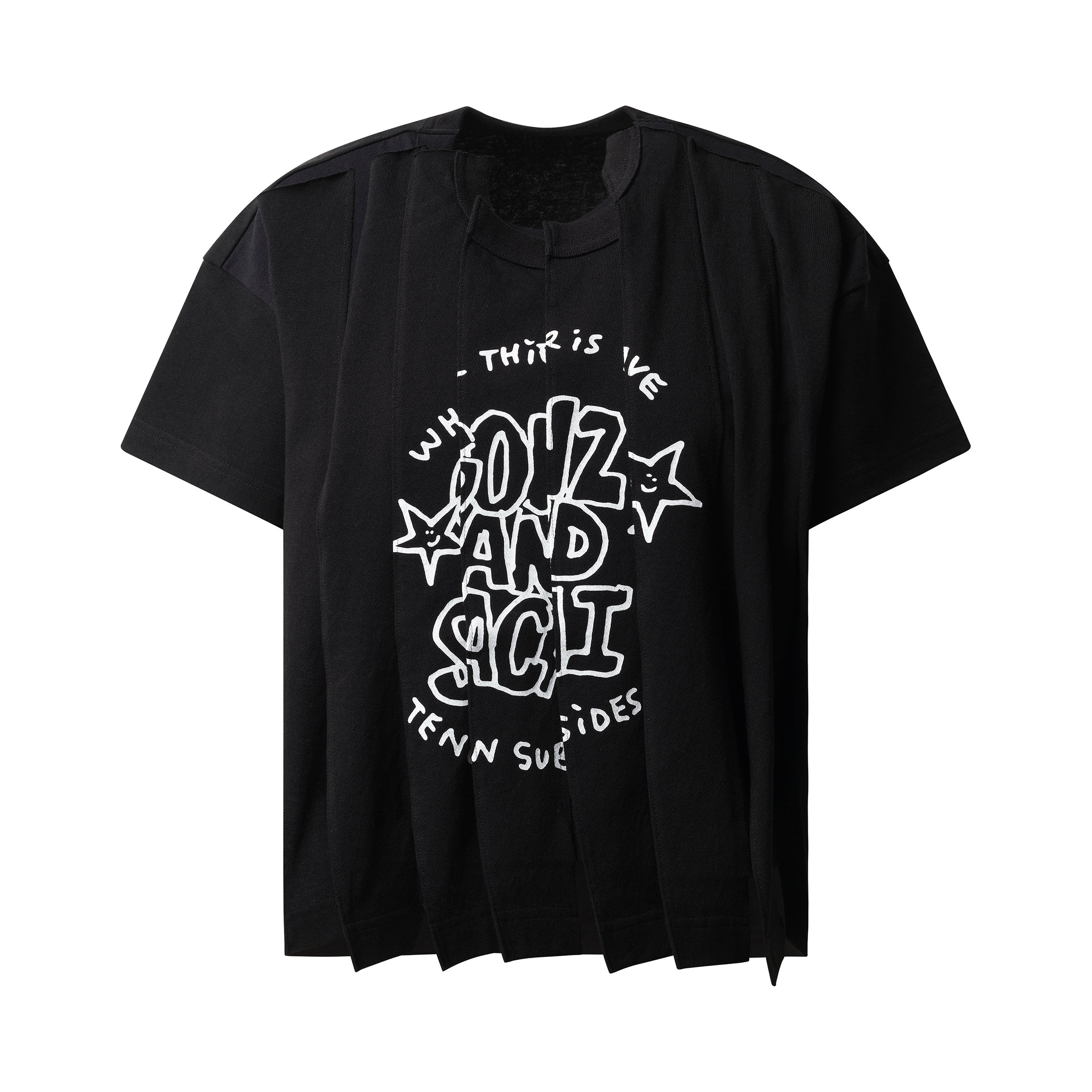 Sacai Gonz Print T-Shirt in Black - 2