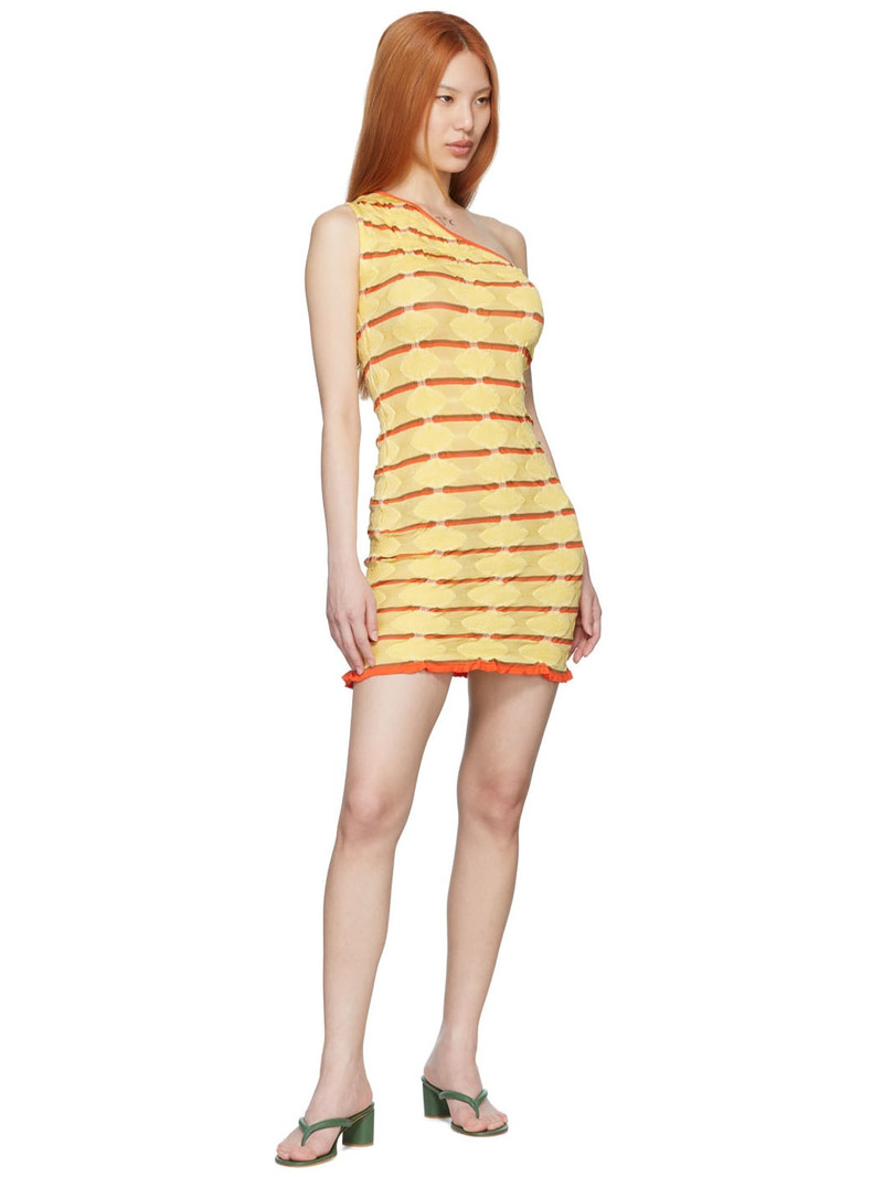 gimaguas SSENSE Exclusive Yellow Mini Dress outlook