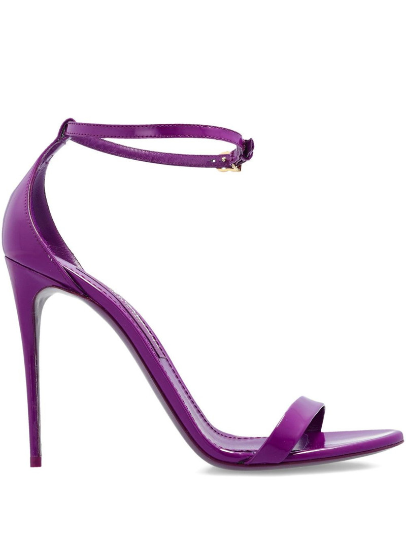 105mm ankle-strap stiletto sandals 1