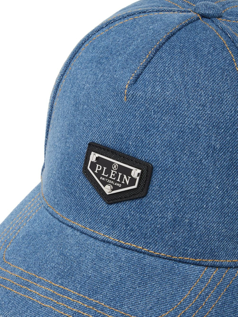 denim plaque baseball cap 3