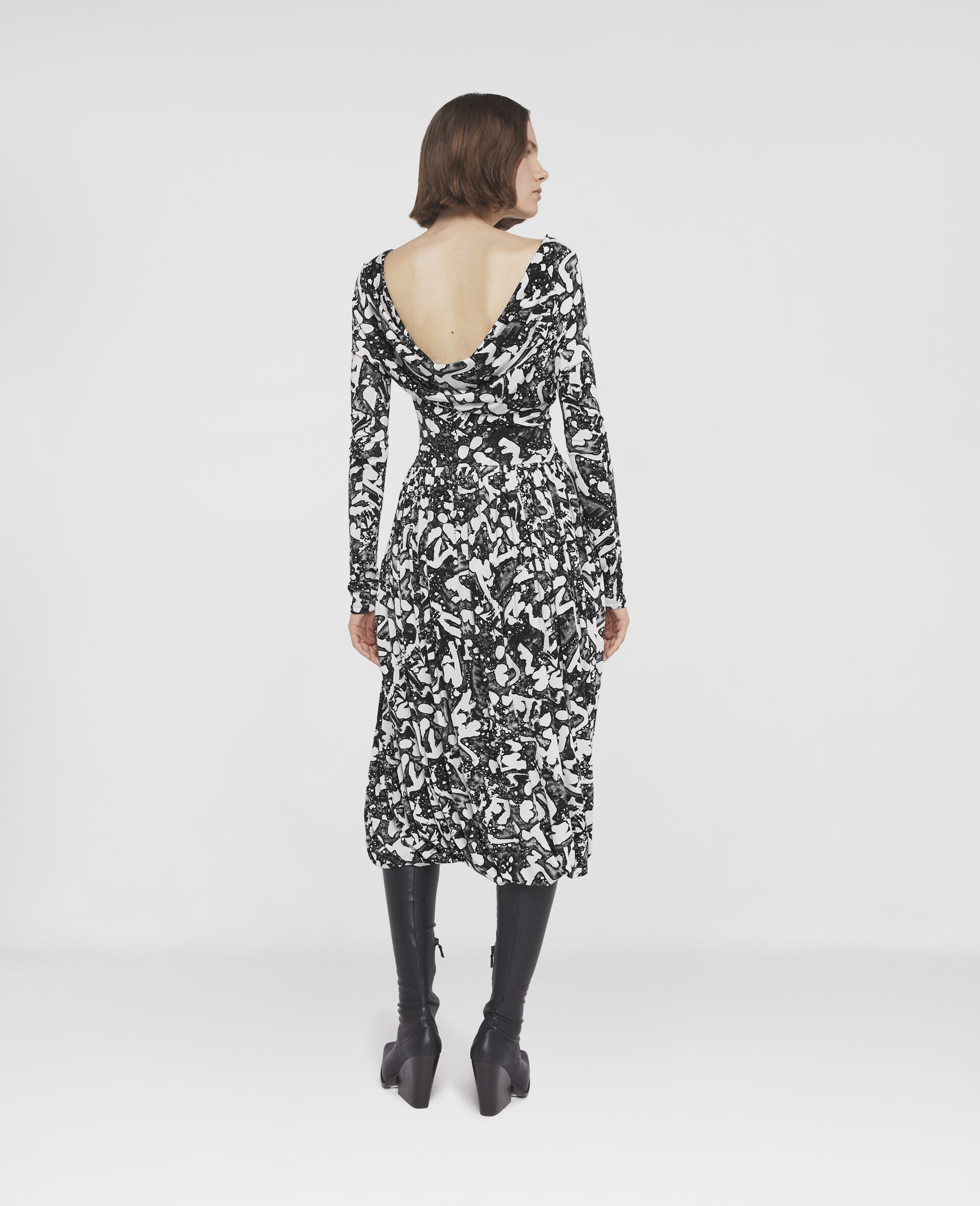 Frank Stella Swan Inspired Print Dress - 3