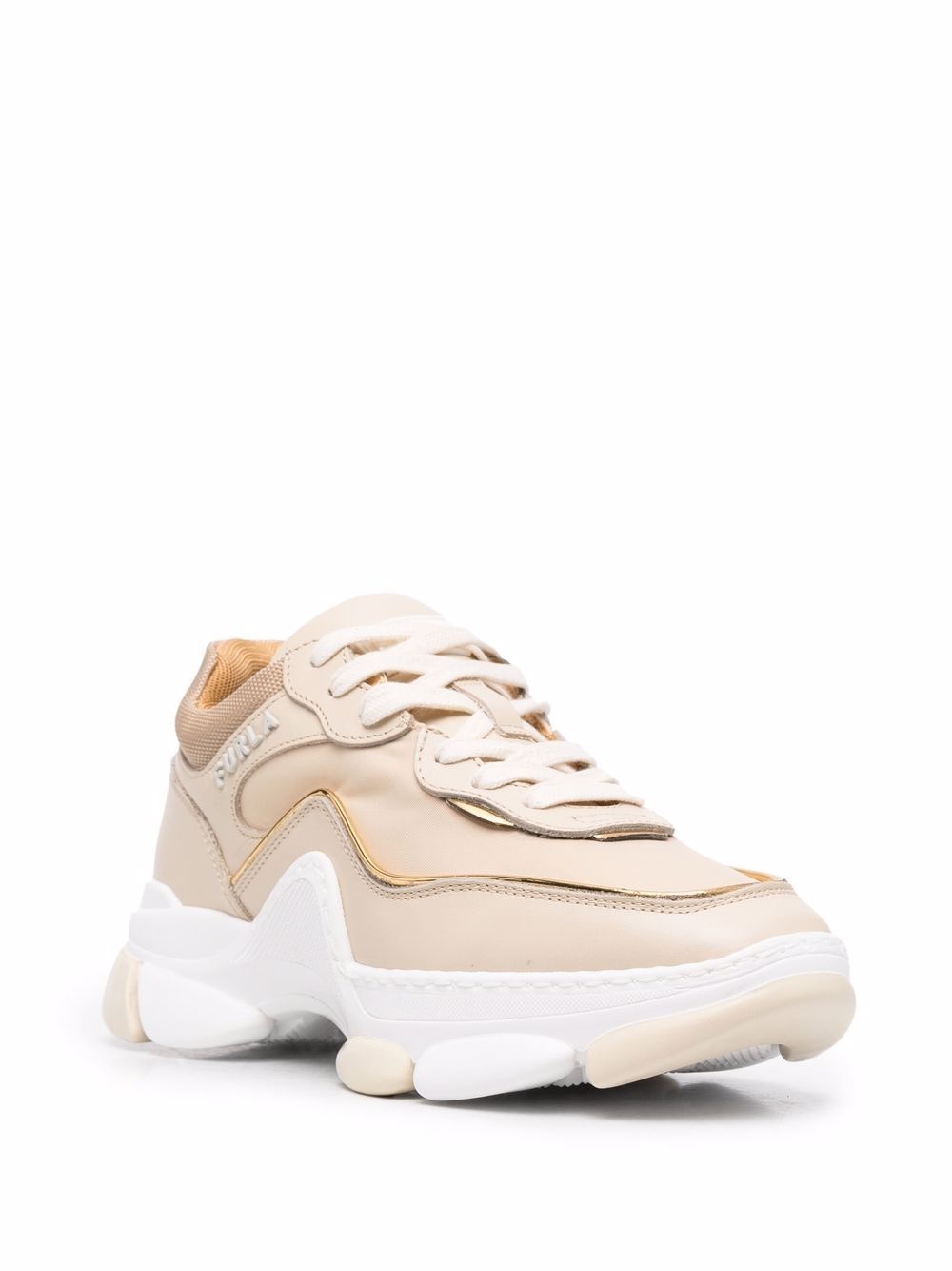 chunky lace-up sneakers - 2