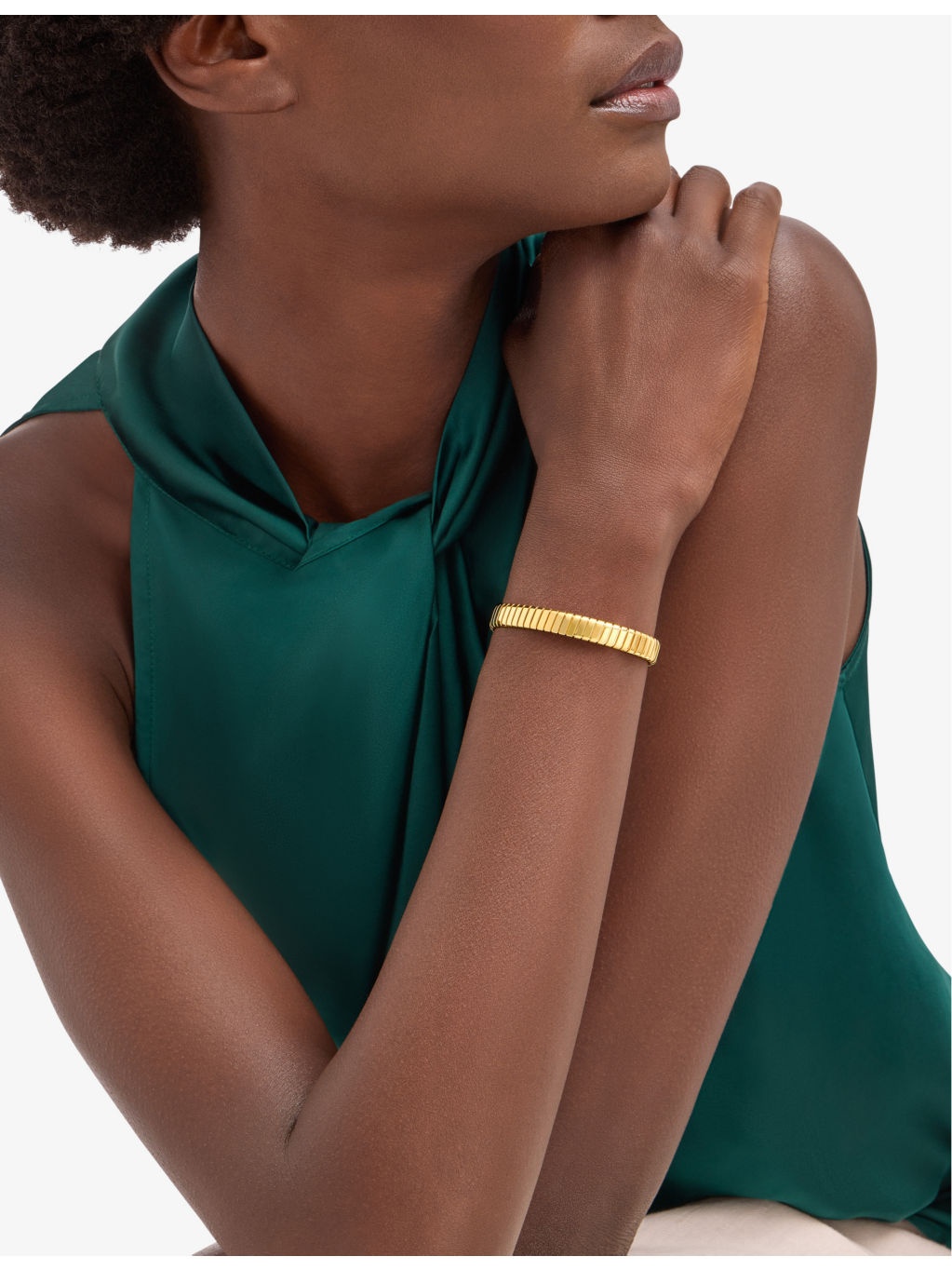 Bvlgari Tubogas 18ct yellow-gold bracelet - 2