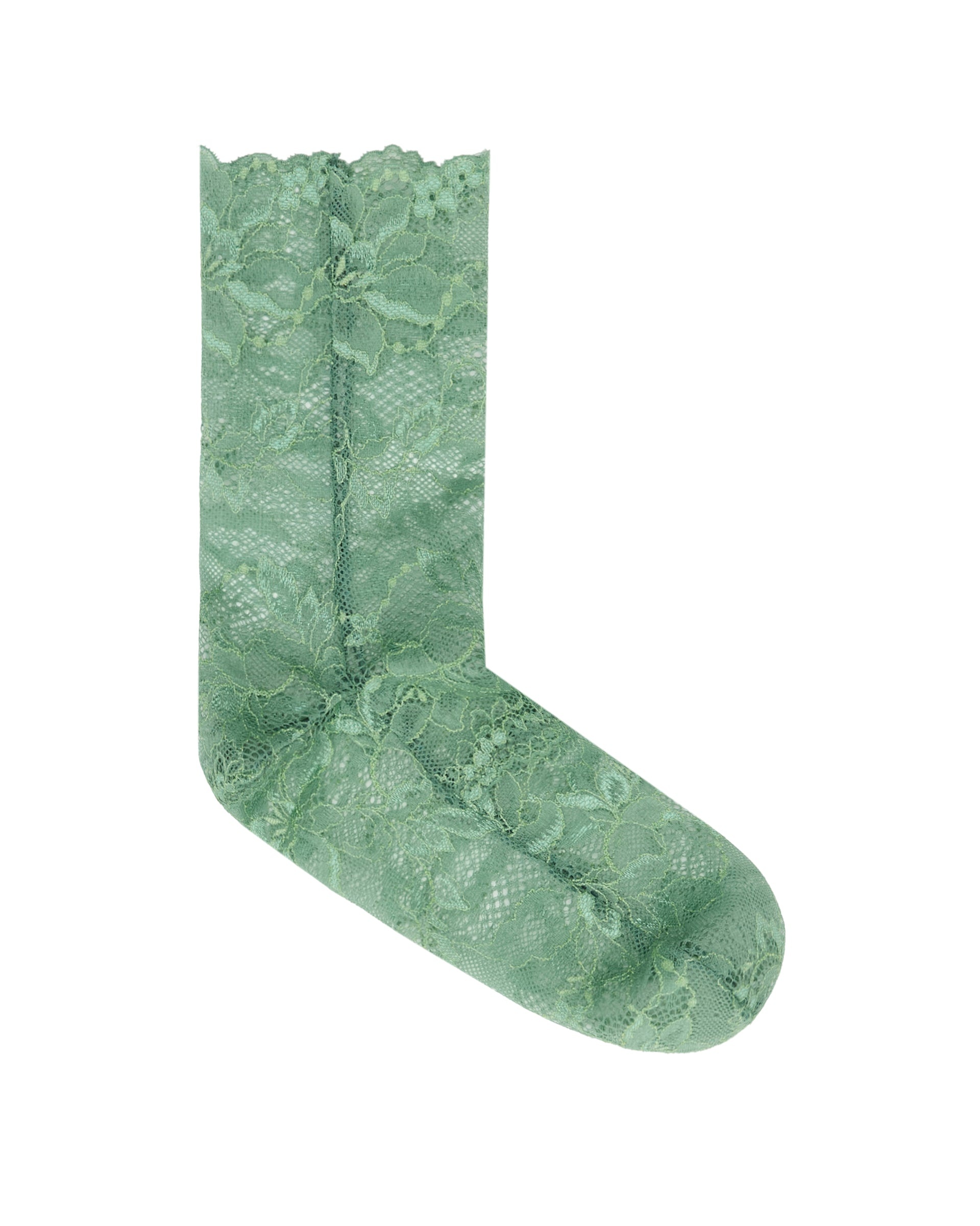 Green Lace Socks - 2