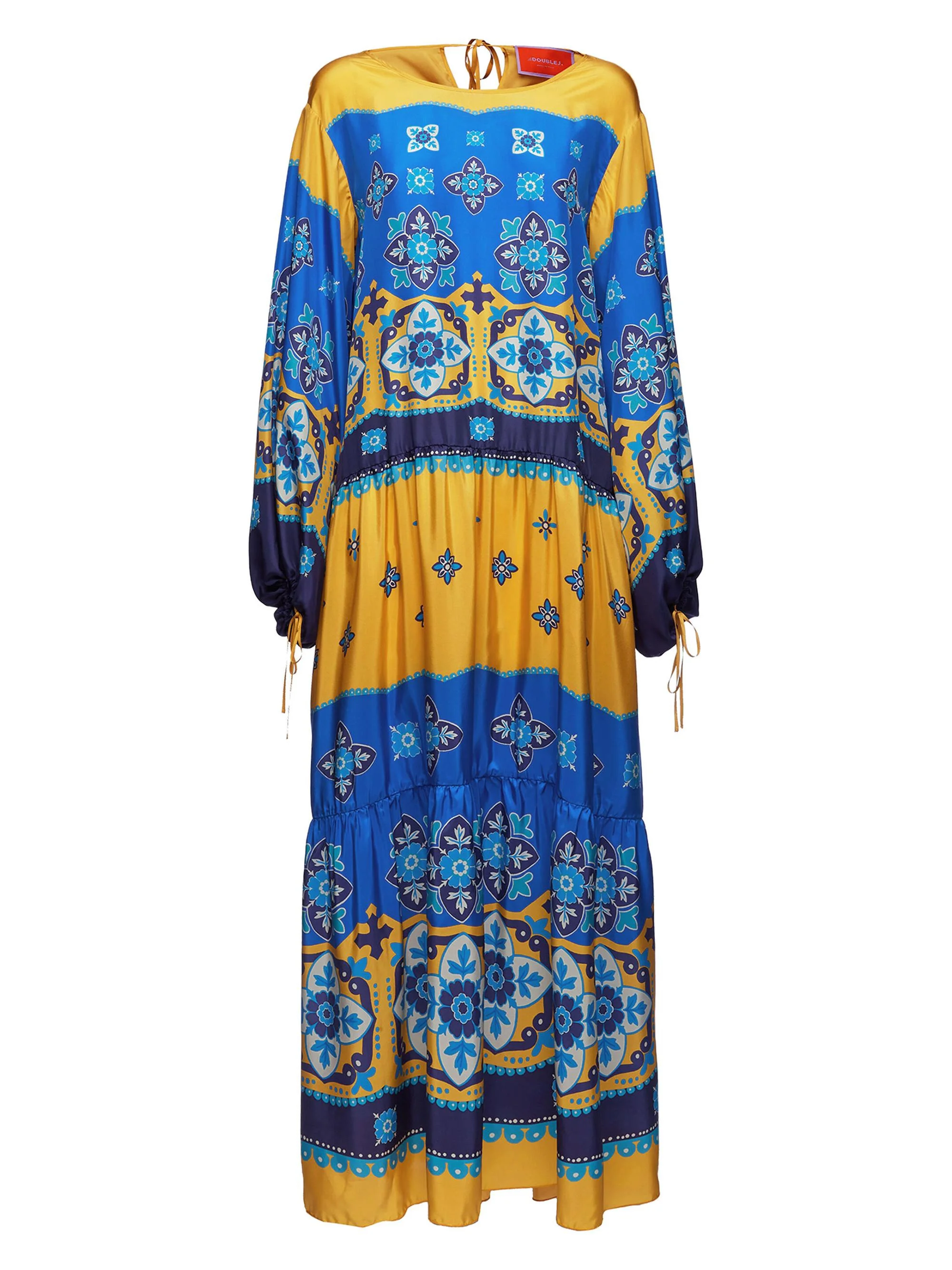 Women's Vesta Dress - Tiles Degrade Placee Blue - 1