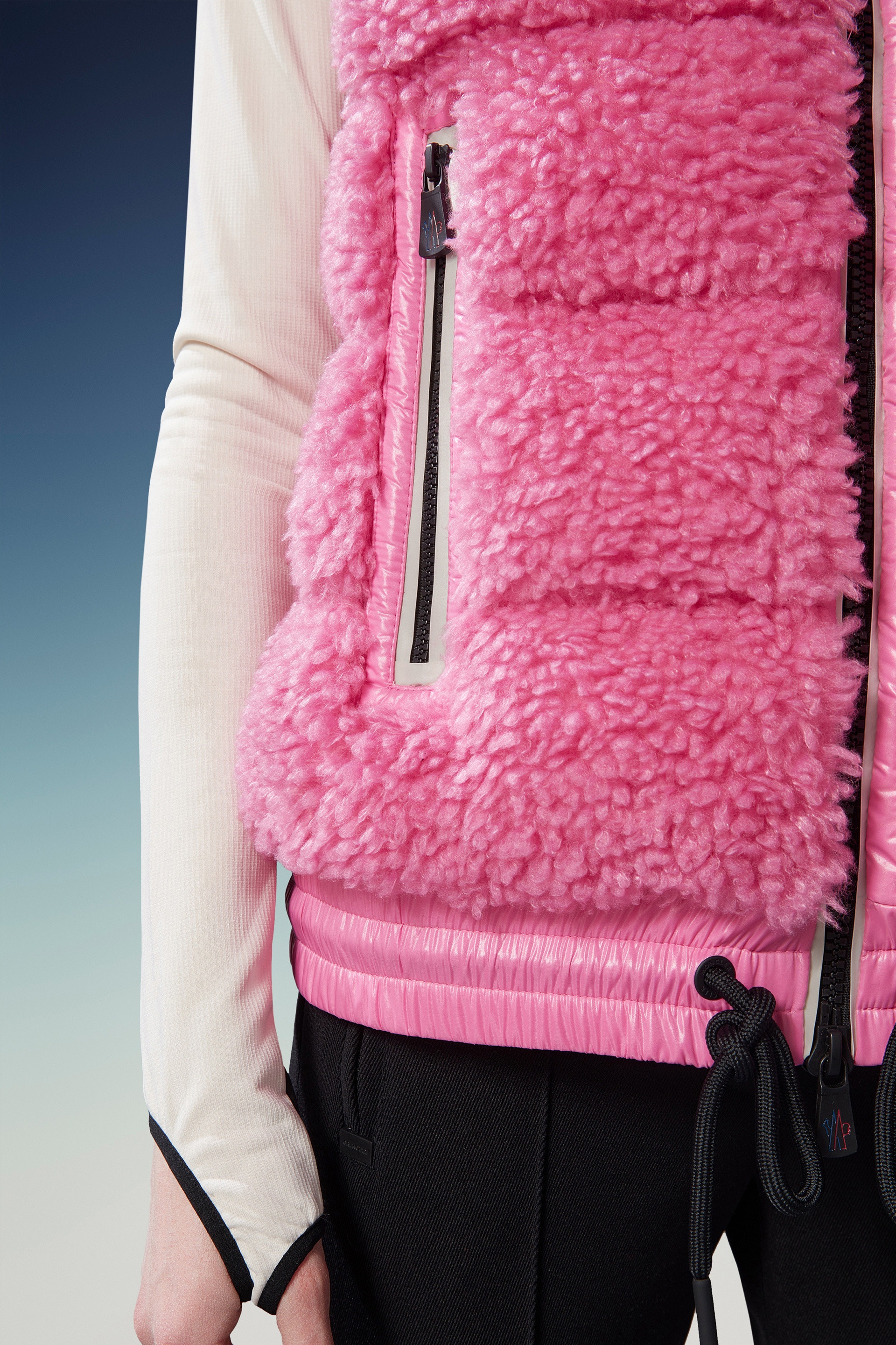 Moncler◆Floy Teddy Down Gilet◆ダウンジレ Moncler Planeze Teddy Down Gilet in Natural | Lyst