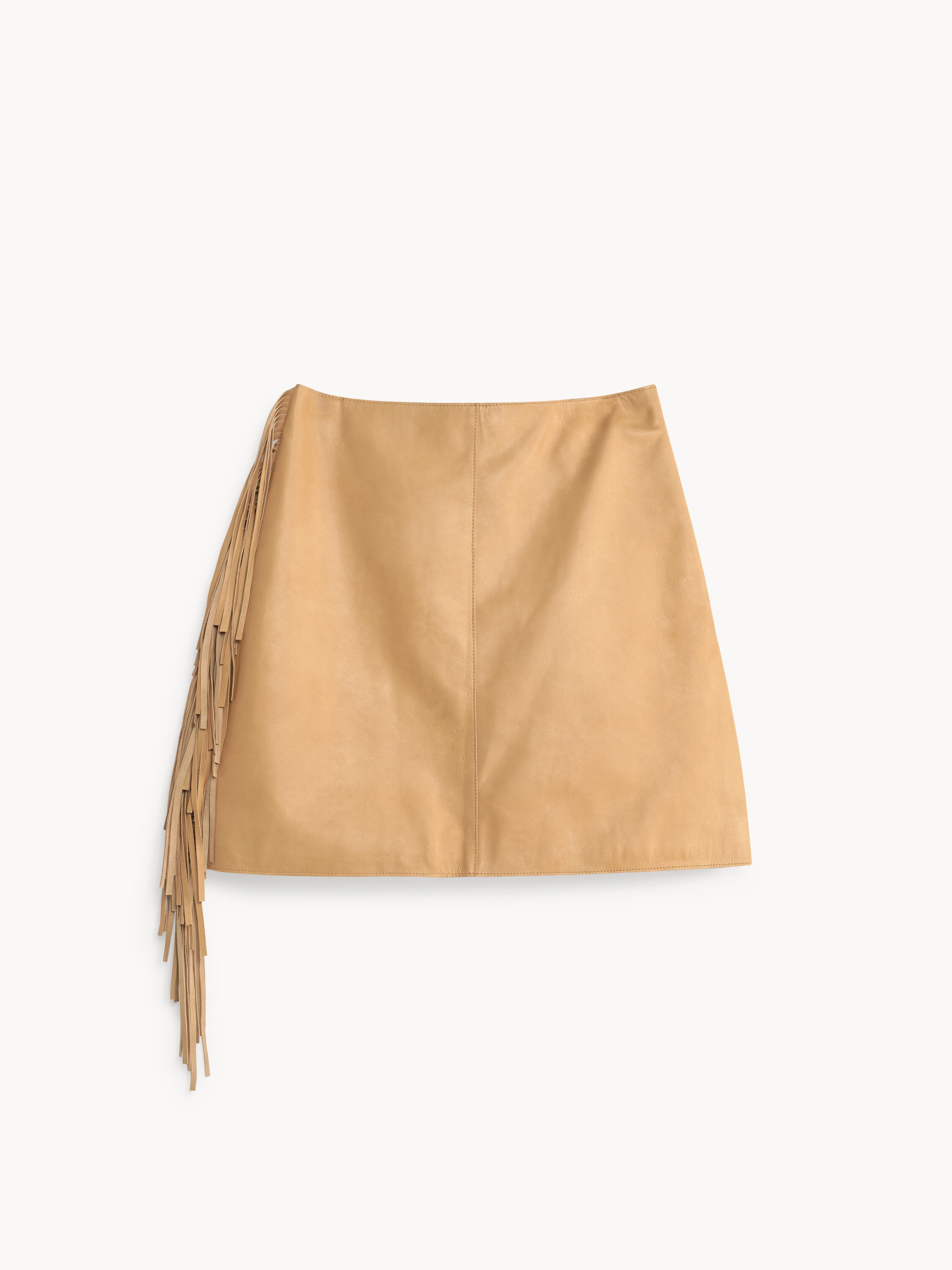 Coras leather mini skirt - 1