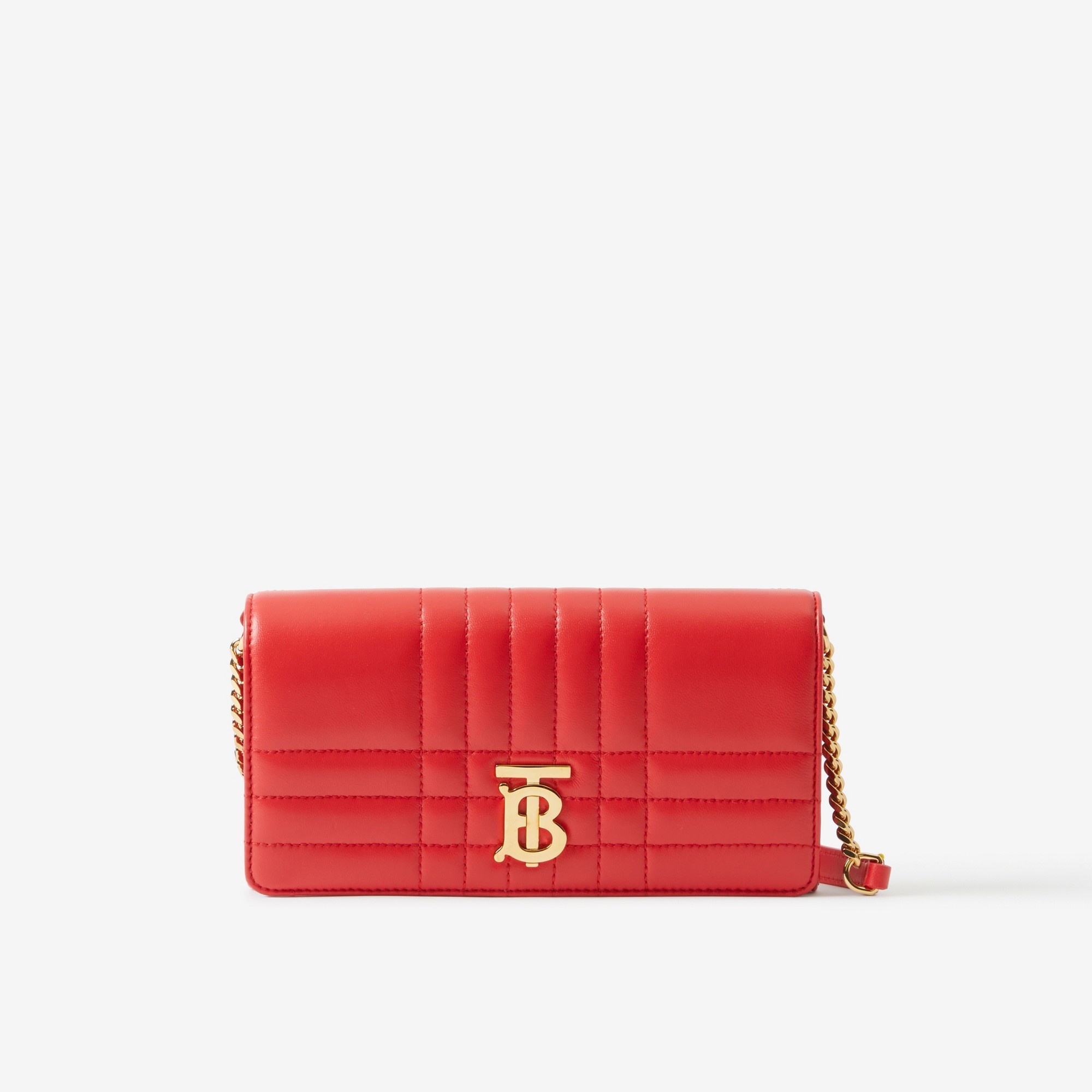 Quilted Leather Lola Wallet with Detachable Strap - 1
