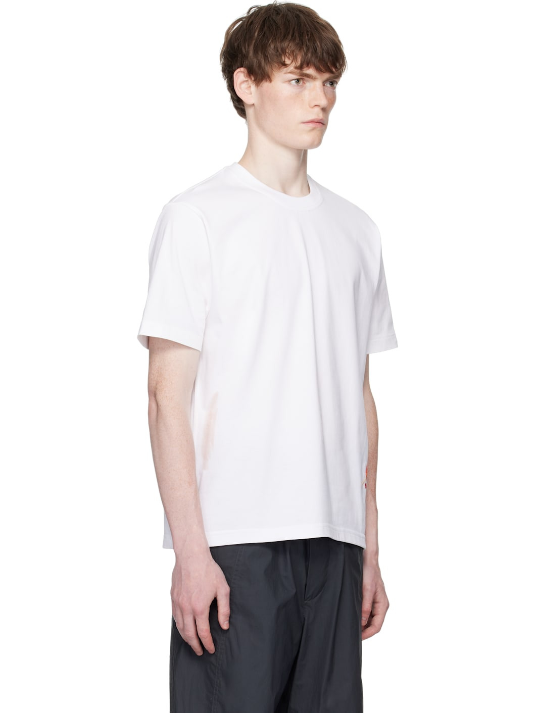 White Cotton Jersey T-shirt - 2