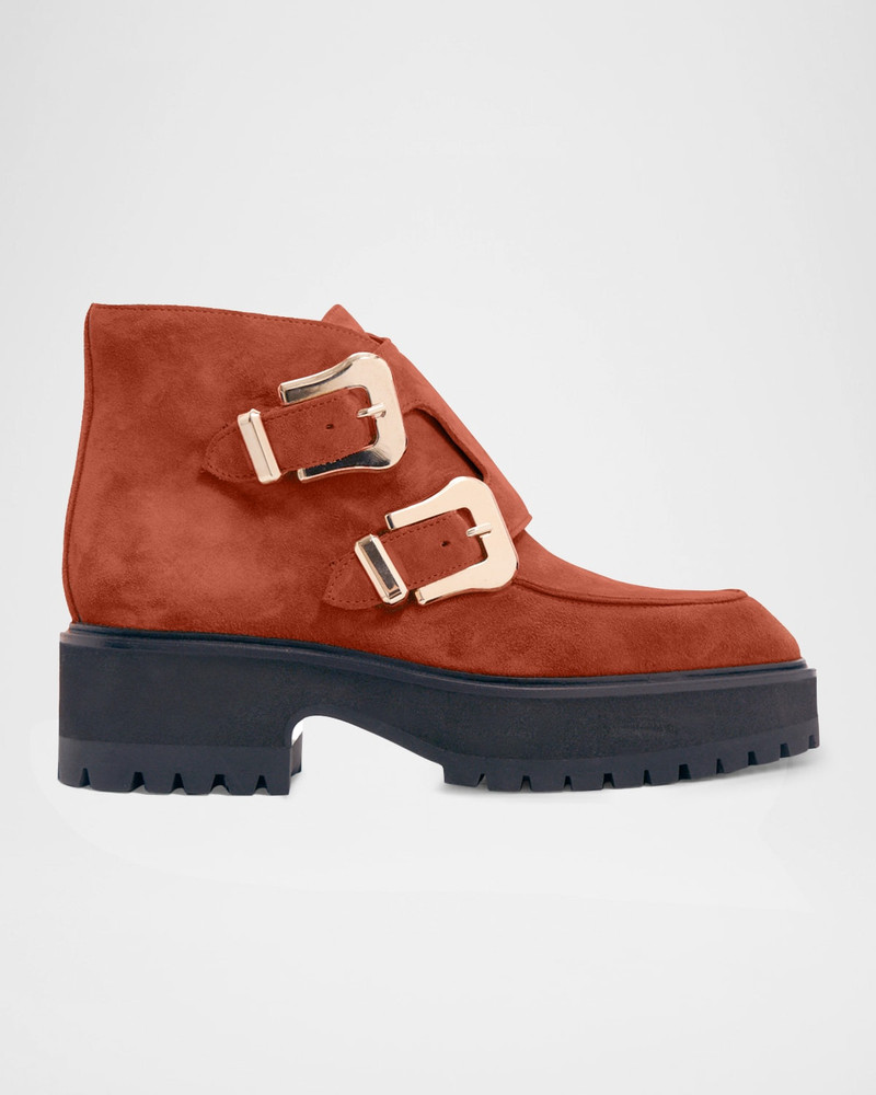 Apollo Leather Ankle Booties 1