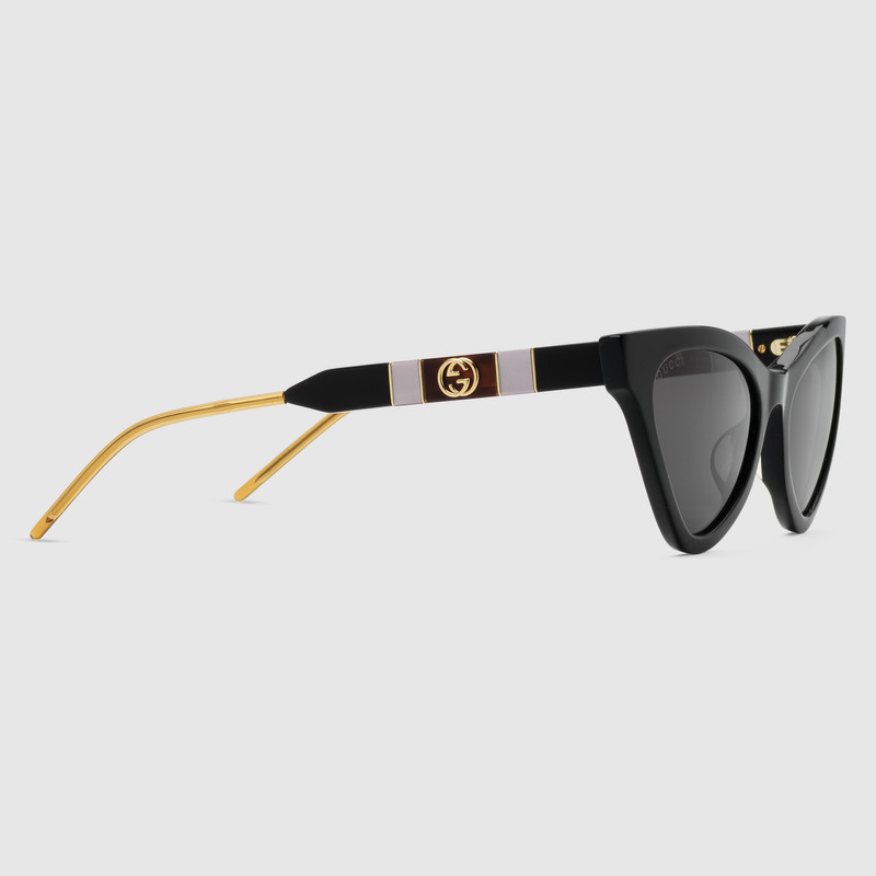 GUCCI Cat eye acetate sunglasses outlook