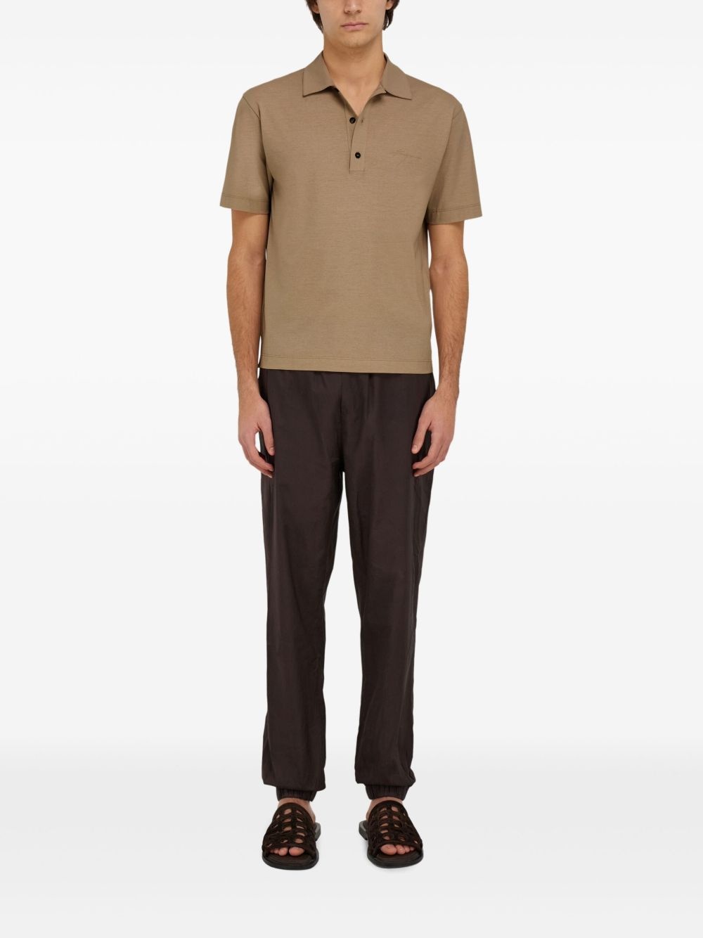 signature cotton polo shirt - 2