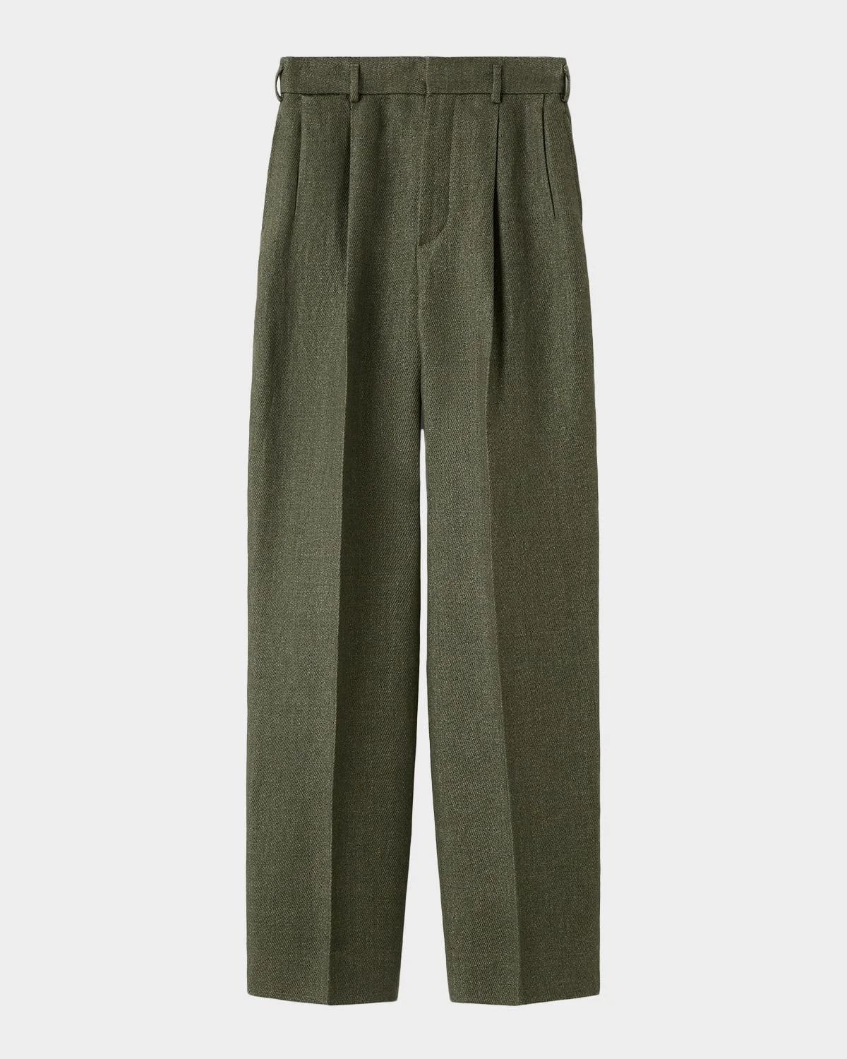 Hector Linen Twill Straight-Leg Trousers - 1
