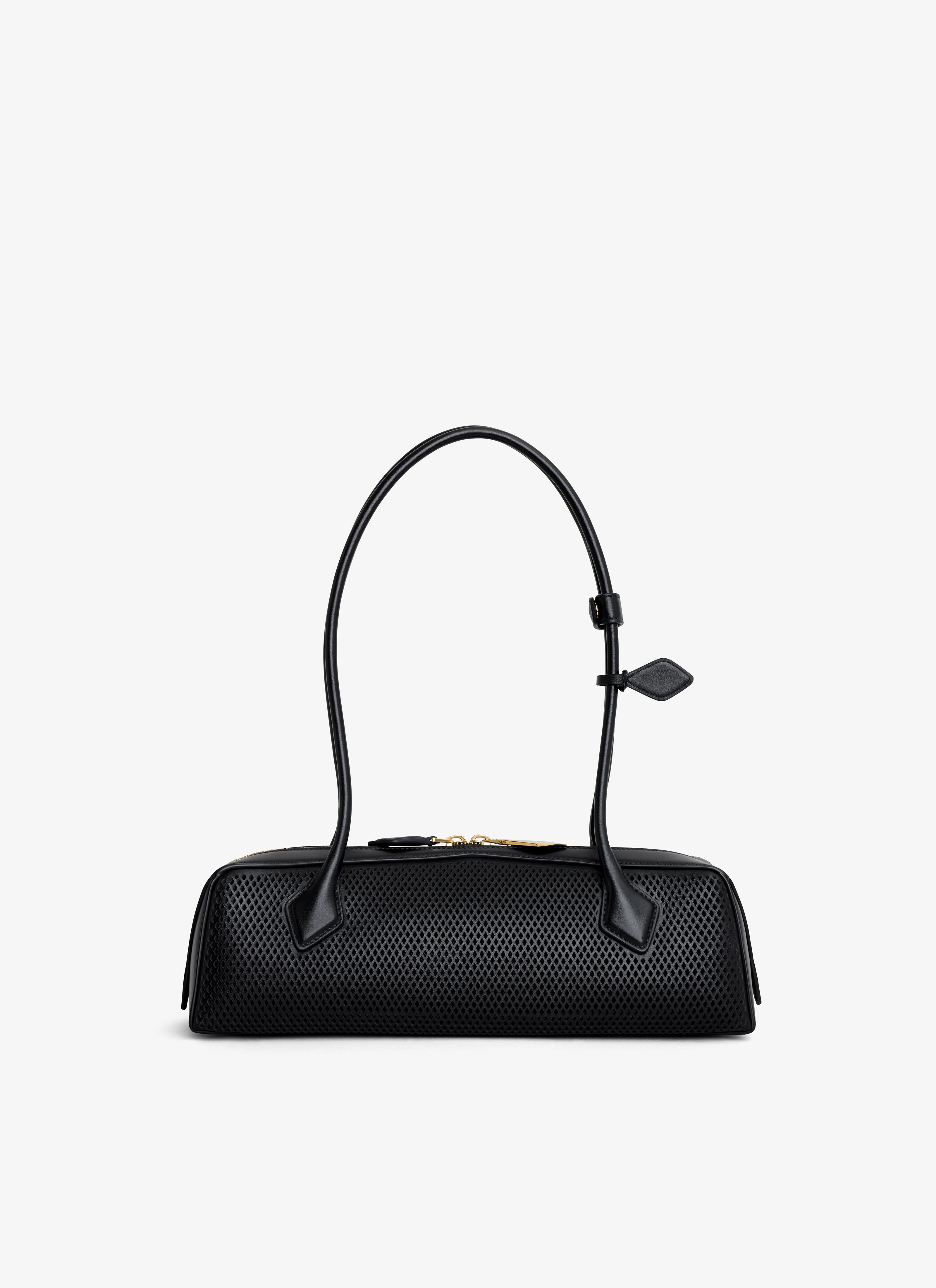 LE TECKEL MEDIUM BAG IN FISHNET LEATHER - 3