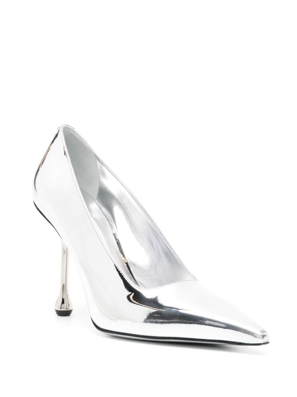 Ixia 95mm mirrored pumps - 2