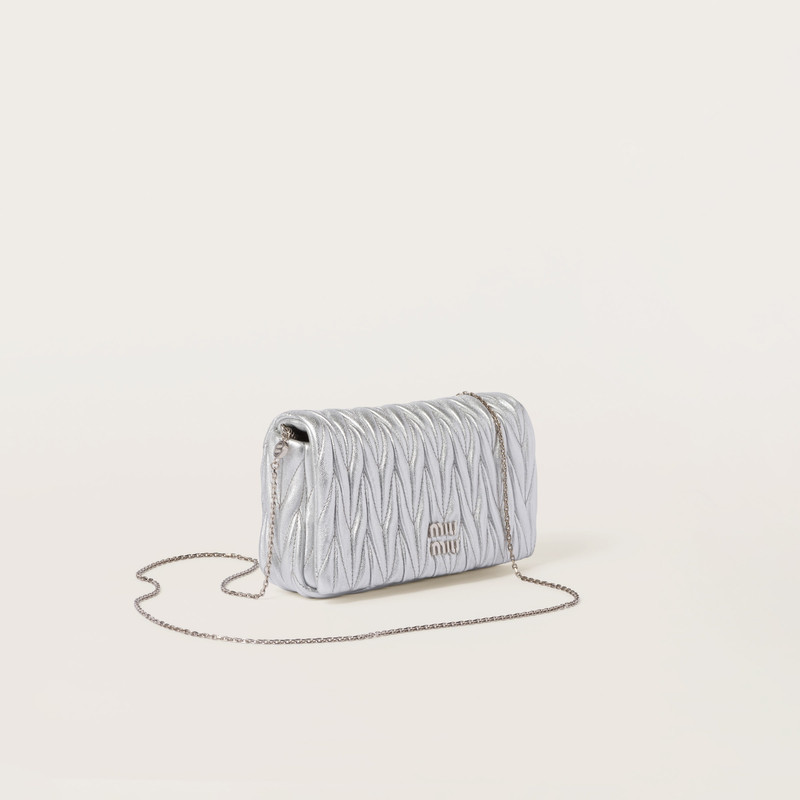 Miu Miu Matelassé nappa leather mini-bag outlook
