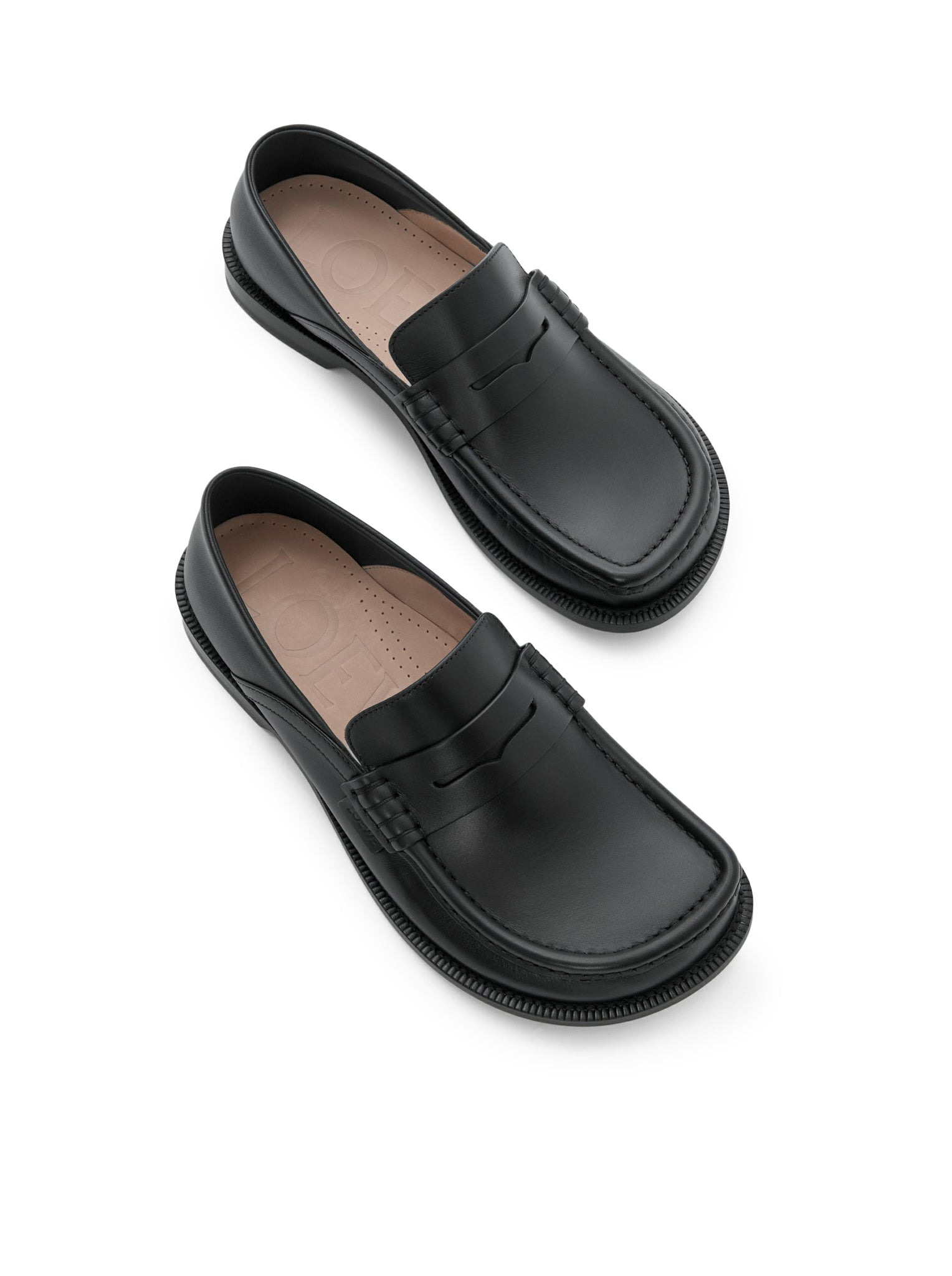 CAMPO FLAP BACK LEATHER LOAFERS - 3