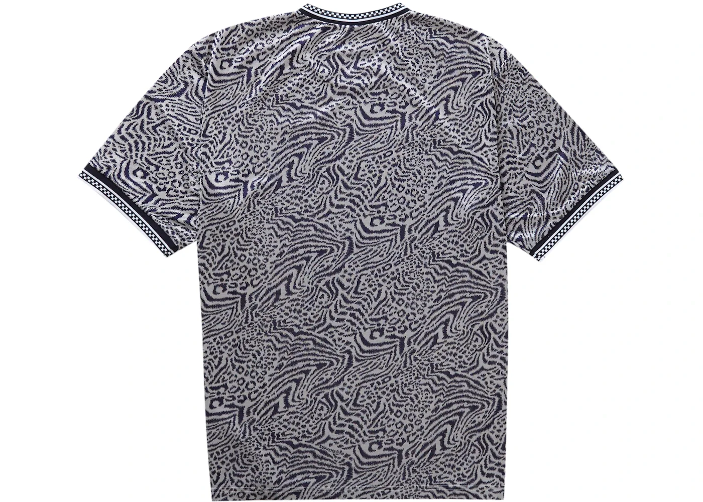 Supreme Supreme Umbro Jacquard Animal Print Soccer Jersey Navy 