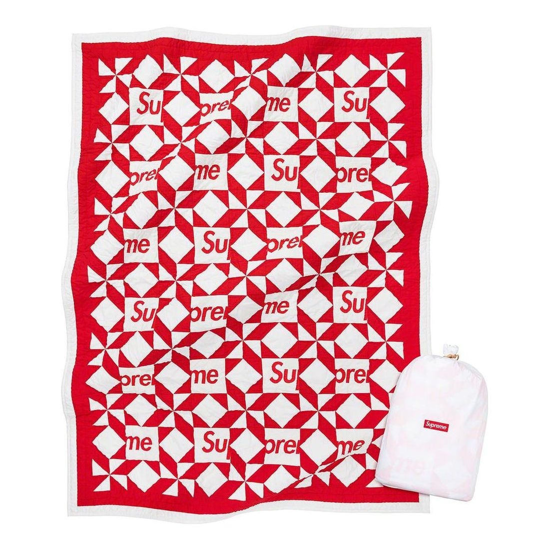 Supreme Patchwork Quilt 'Red White' SUP-SS23-28 - 3