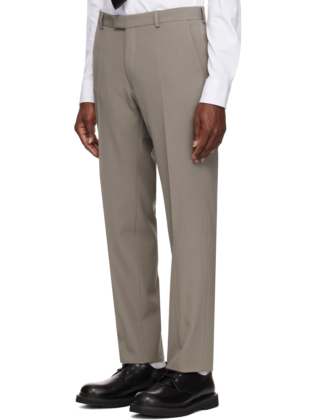 Gray Slim Fit Suit - 4