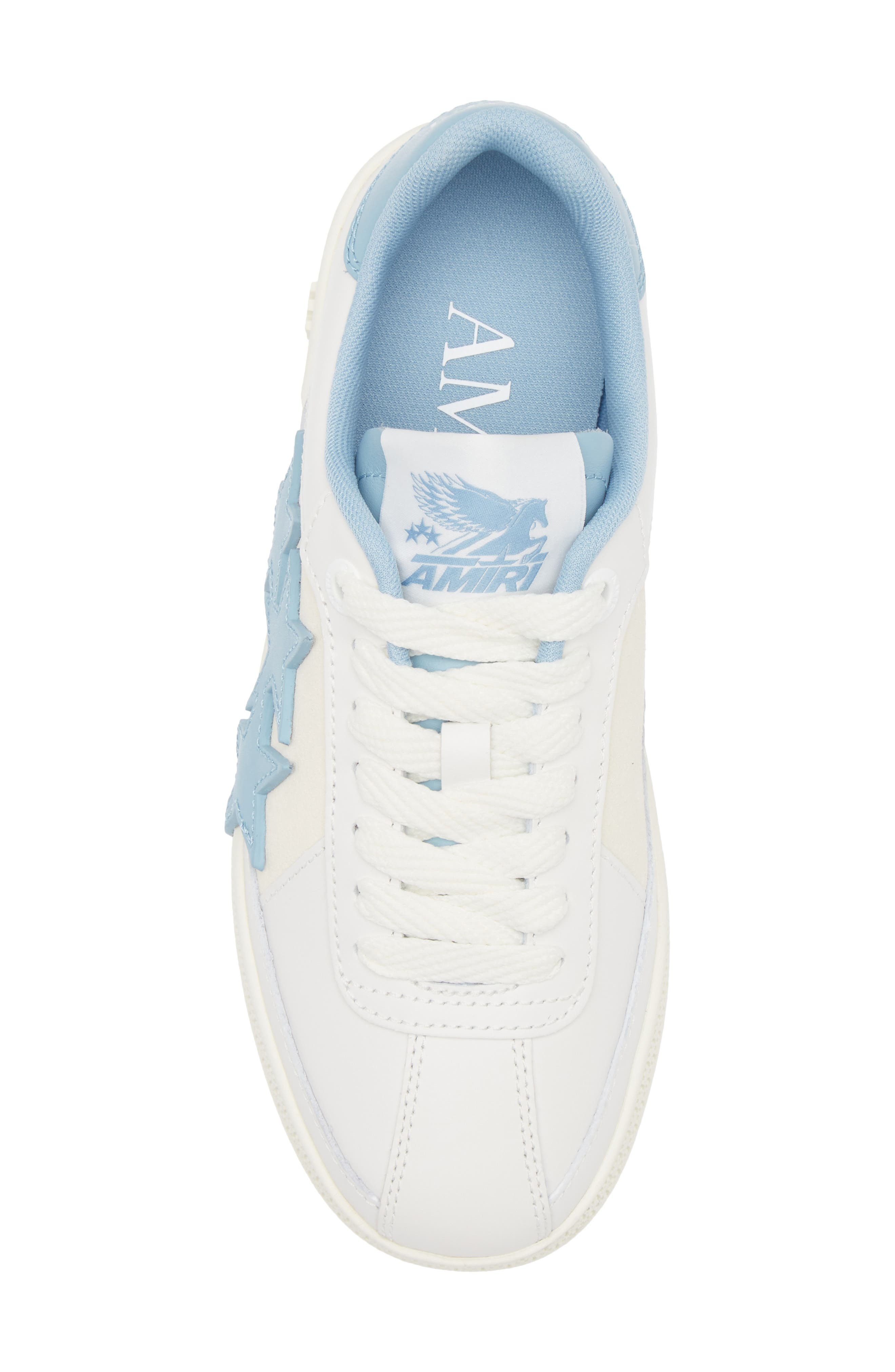AMIRI Pacific Stars Low Top Sneaker in Ocean Sky at Nordstrom - 5