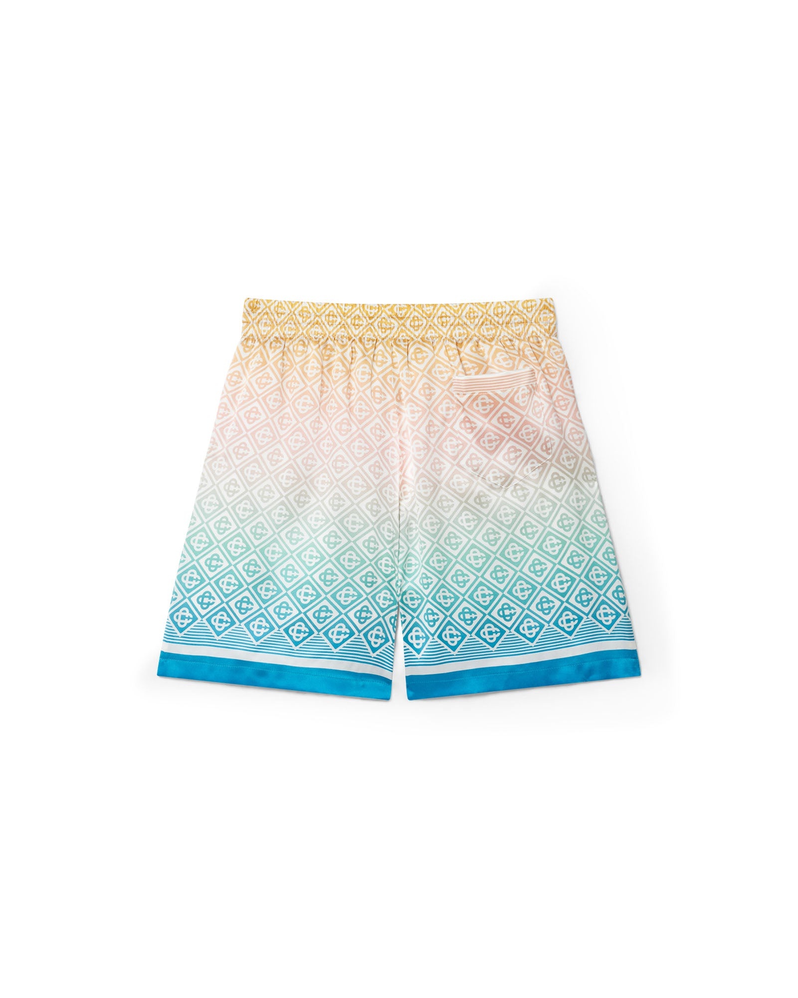 Gradient Monogram Silk Shorts - 6