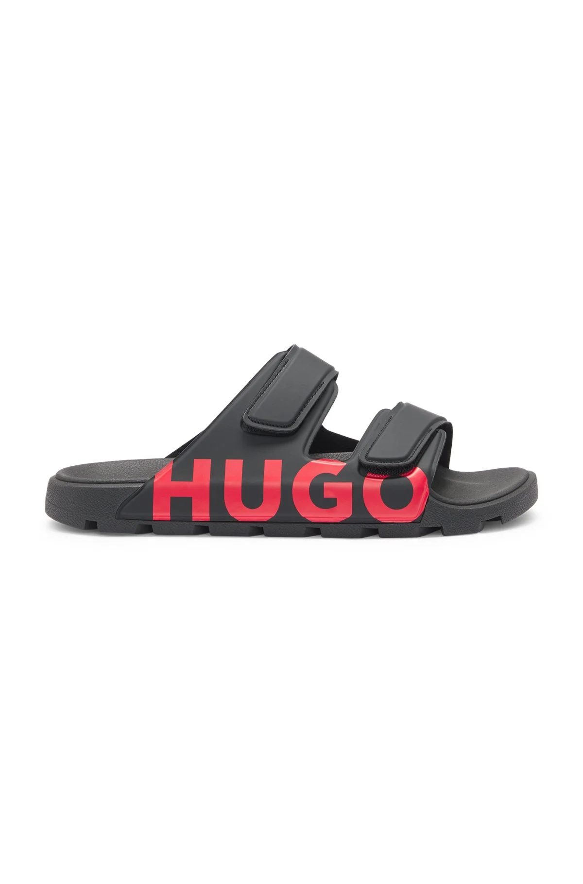 LOGO SANDALS WITH DOUBLE TOUCH-CLOSURE STRAPS - 1