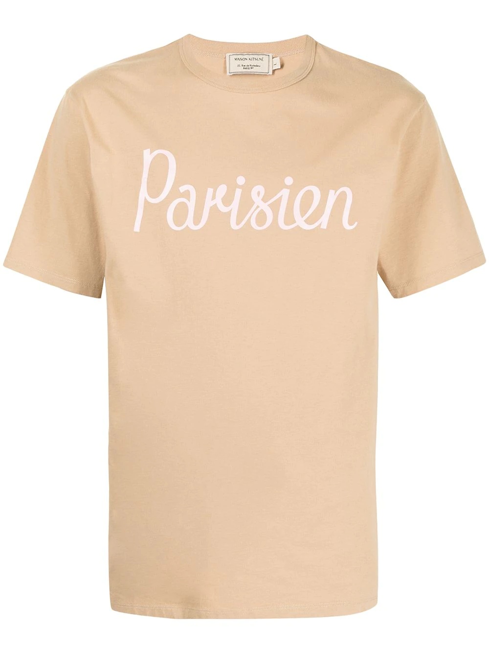 Parisien-print cotton T-shirt - 1